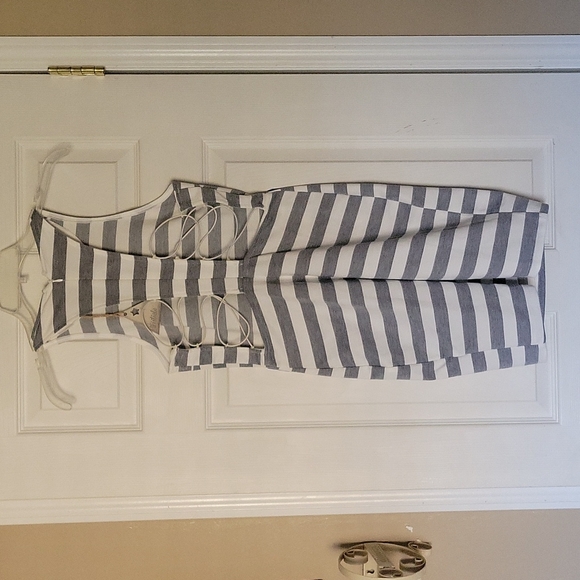 Listicle NWT. S. cotton stretch. Tank mini dress - Picture 3 of 10